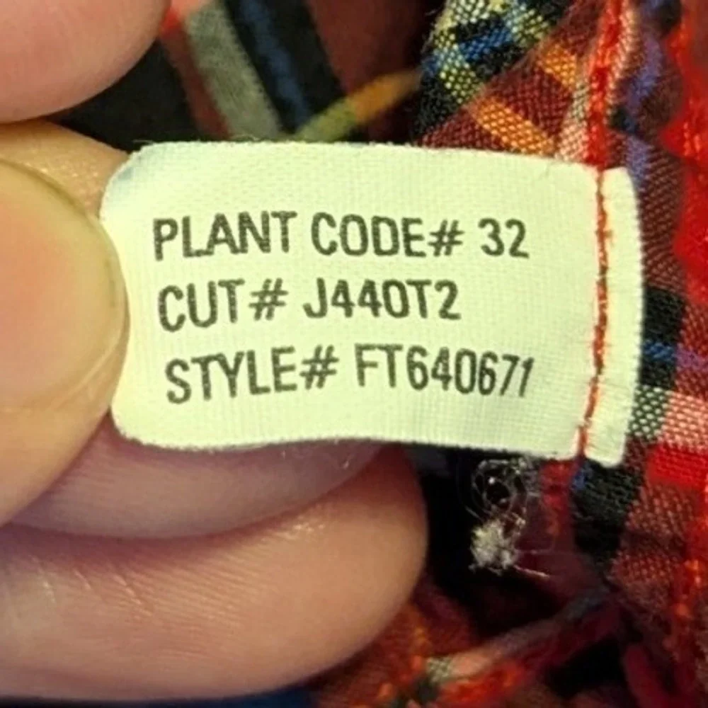 Ralph Lauren Kids Red Tartan Plaid Button Down Shirt Sz 6 Long Sleeve Pony Logo